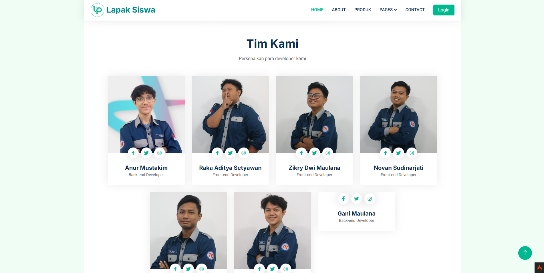 Lapak Siswa Website